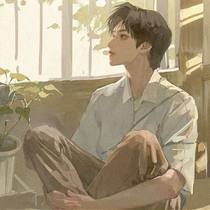 【男生头像】清醒地做着糊涂的事，就很无奈 -- 小欣-微梦云小屋